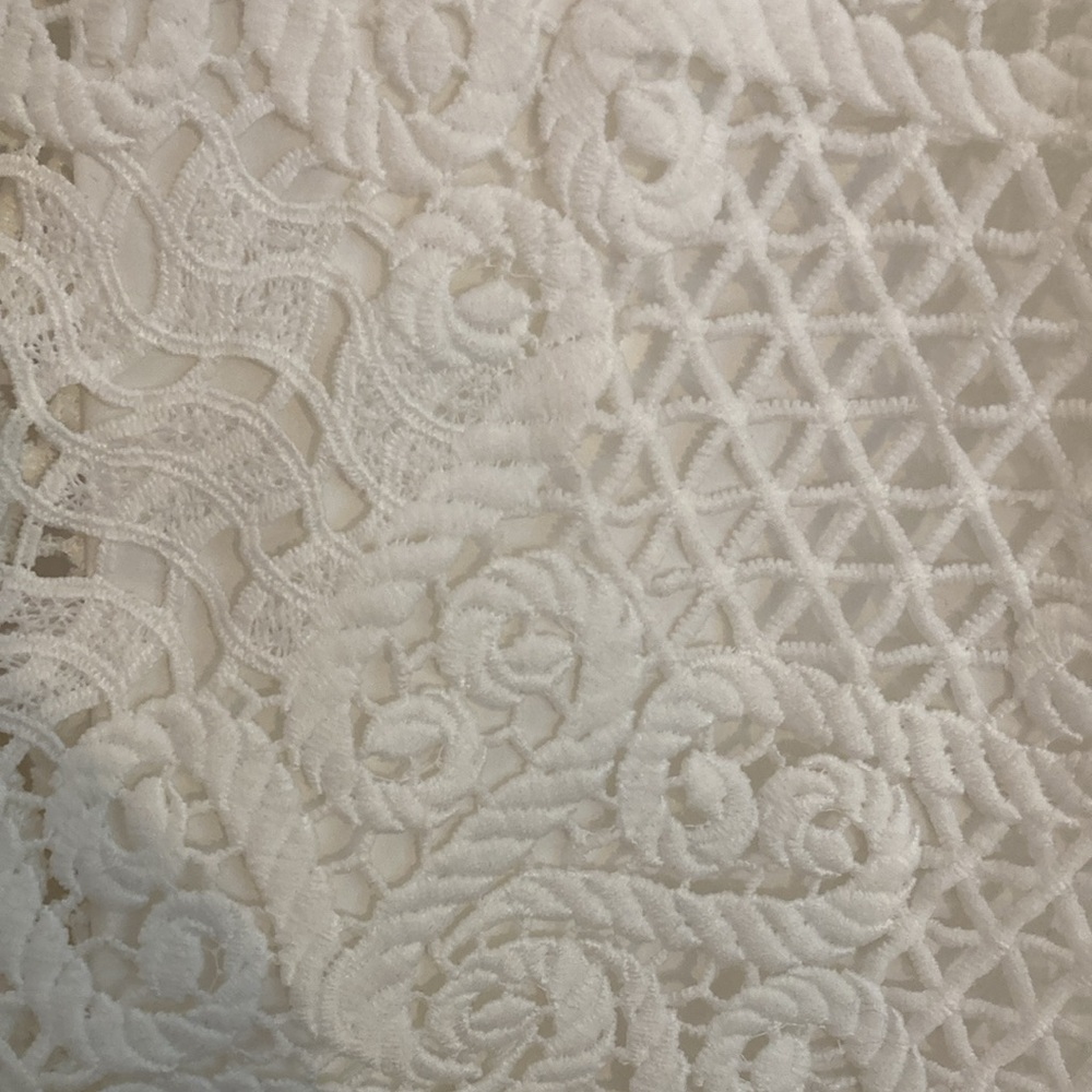 NWT Yoana Baraschi Celestial Garden Lace Tunic Dress in White Size 6 - Picture 6 of 9